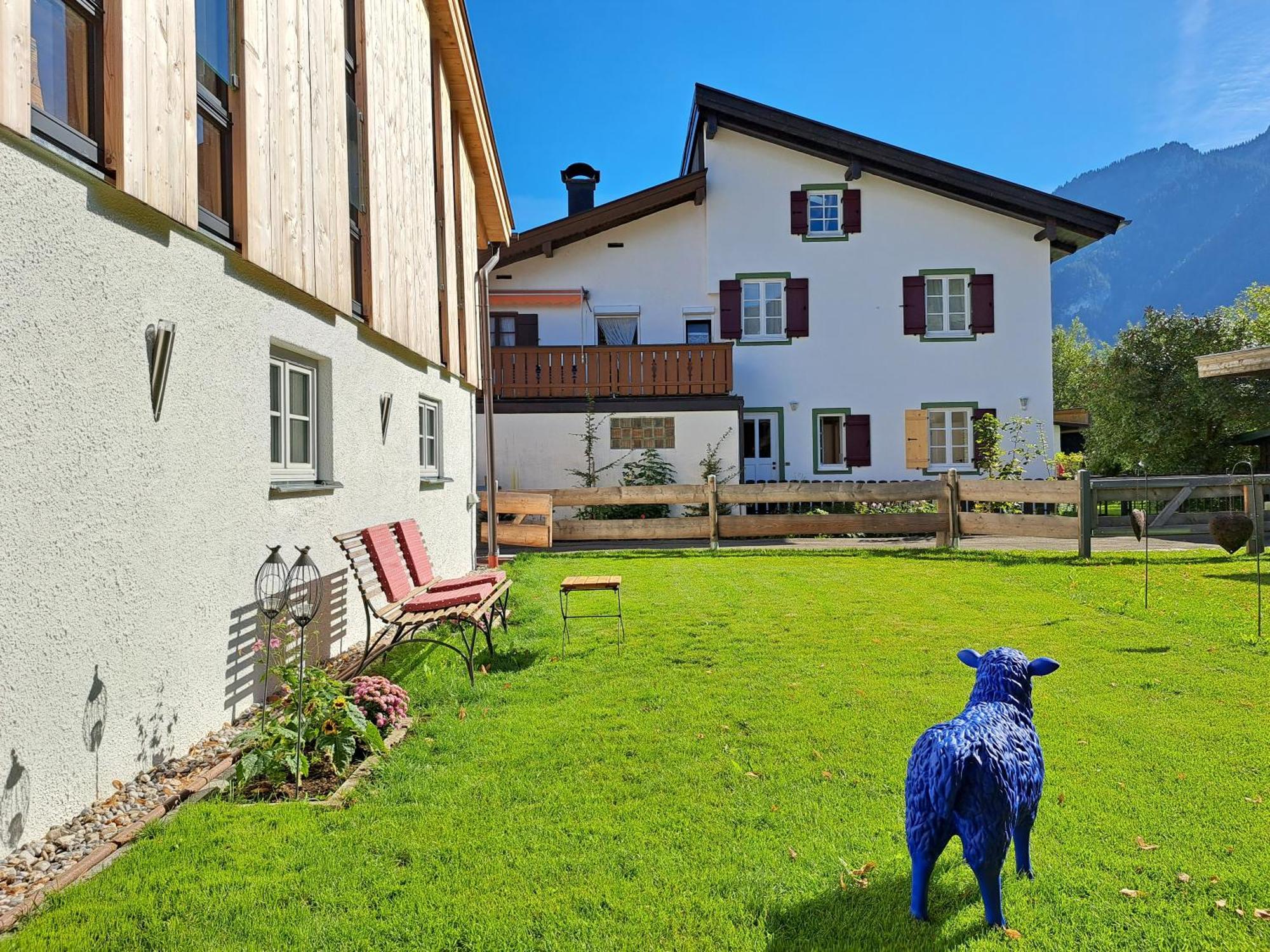 Ferienwohnungen Im Lueftlmalereck, Mussldomahaus Oberammergau Ngoại thất bức ảnh
