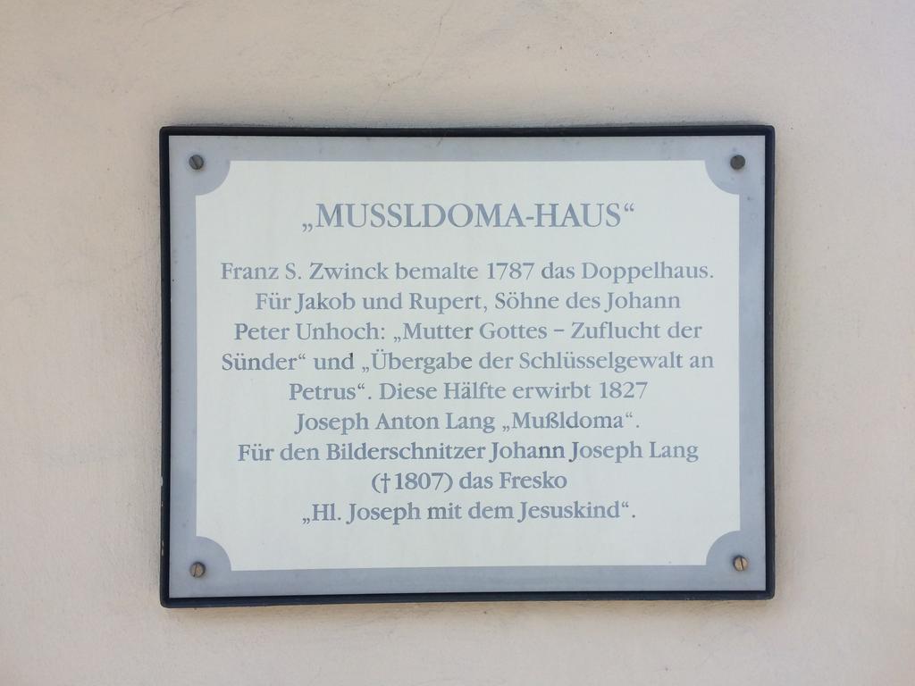 Ferienwohnungen Im Lueftlmalereck, Mussldomahaus Oberammergau Ngoại thất bức ảnh