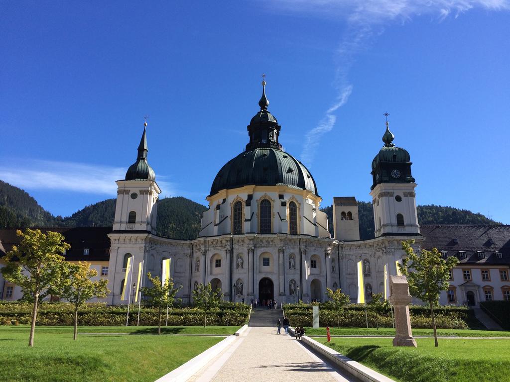 Ferienwohnungen Im Lueftlmalereck, Mussldomahaus Oberammergau Ngoại thất bức ảnh